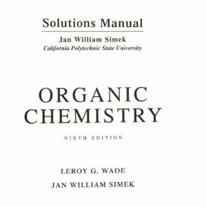 Organic Chemistry Solutions Manual 9 e